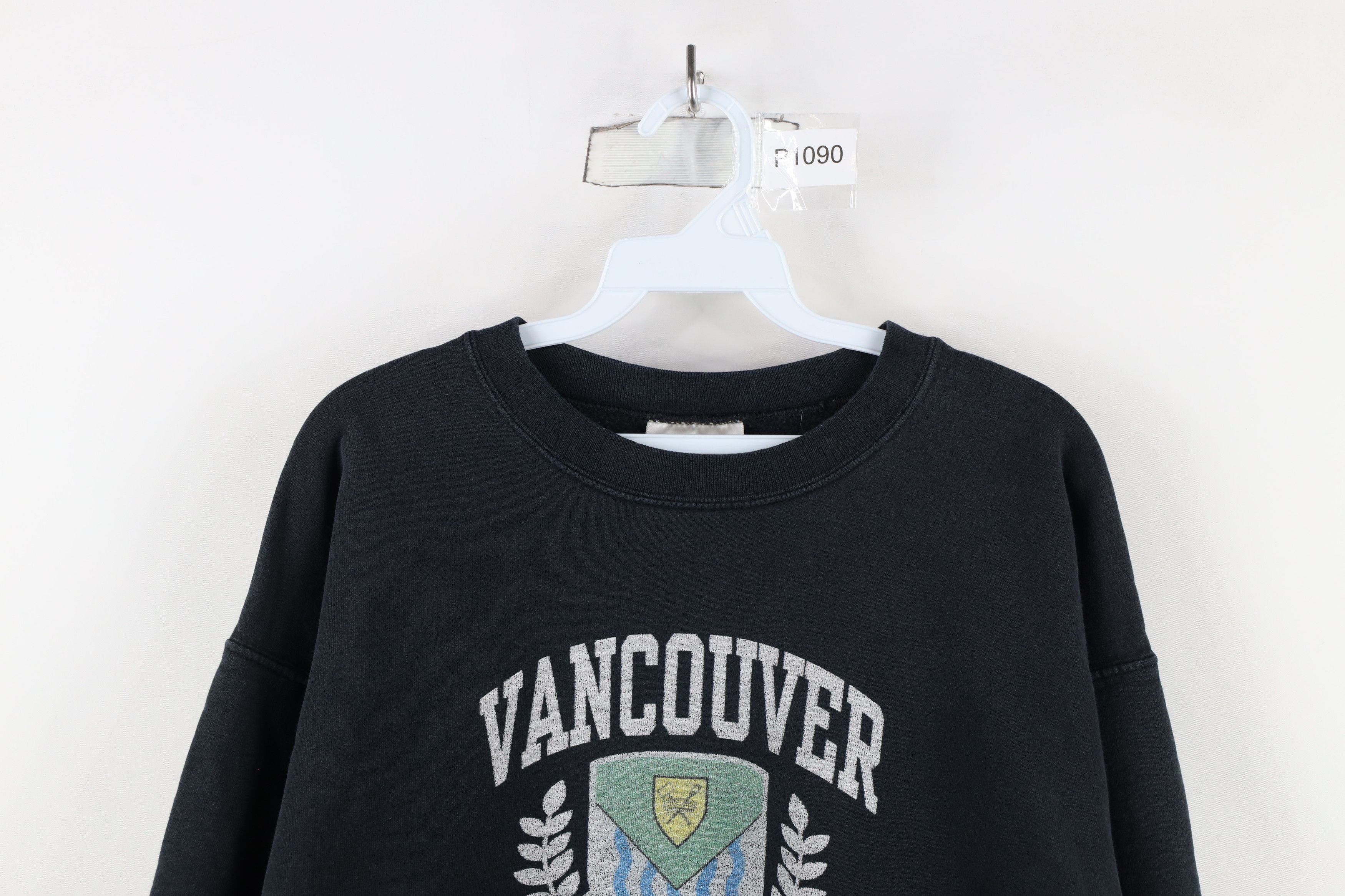 Vintage Vintage 90s Streetwear Vancouver British Columbia Sweatshirt Size US M / EU 48-50 / 2 - 2 Thumbnail