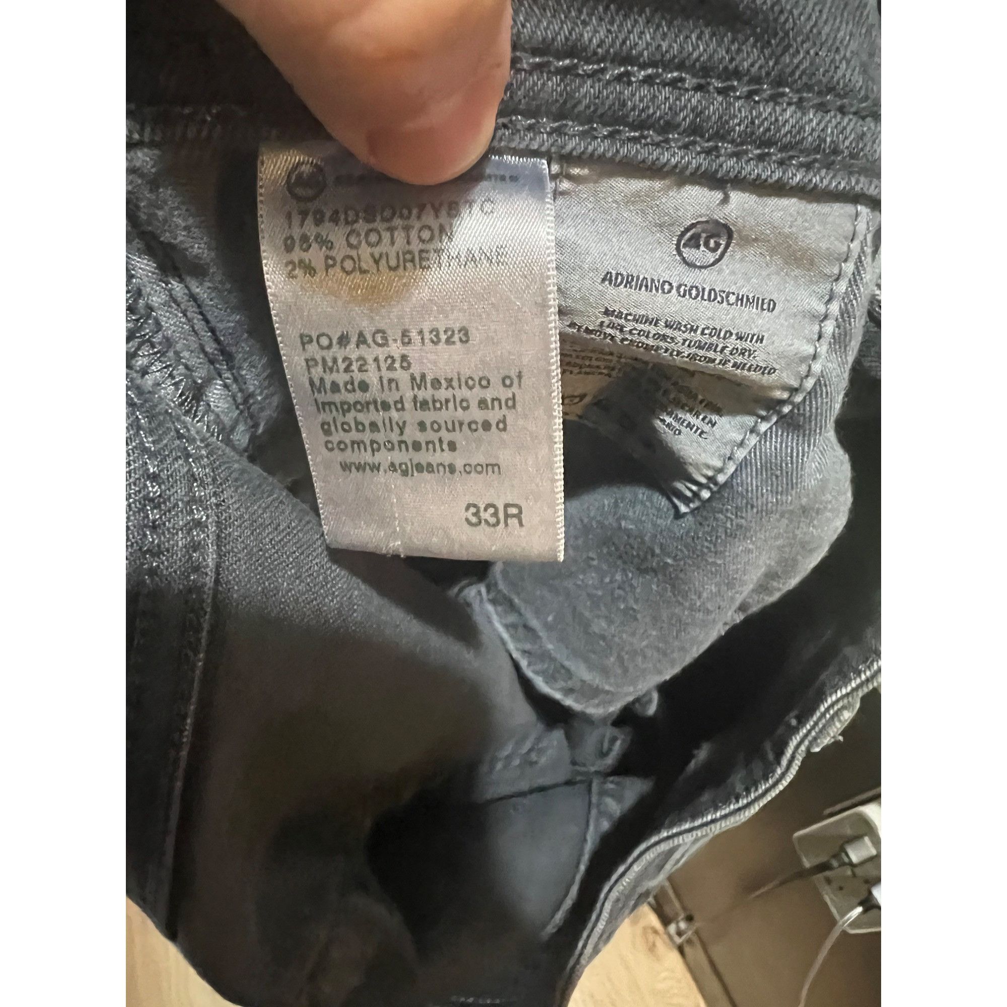 AG Adriano Goldschmied AG Adriano Goldschmied The Everett Slim Straight Jeans - Si Size US 33 - 5 Thumbnail