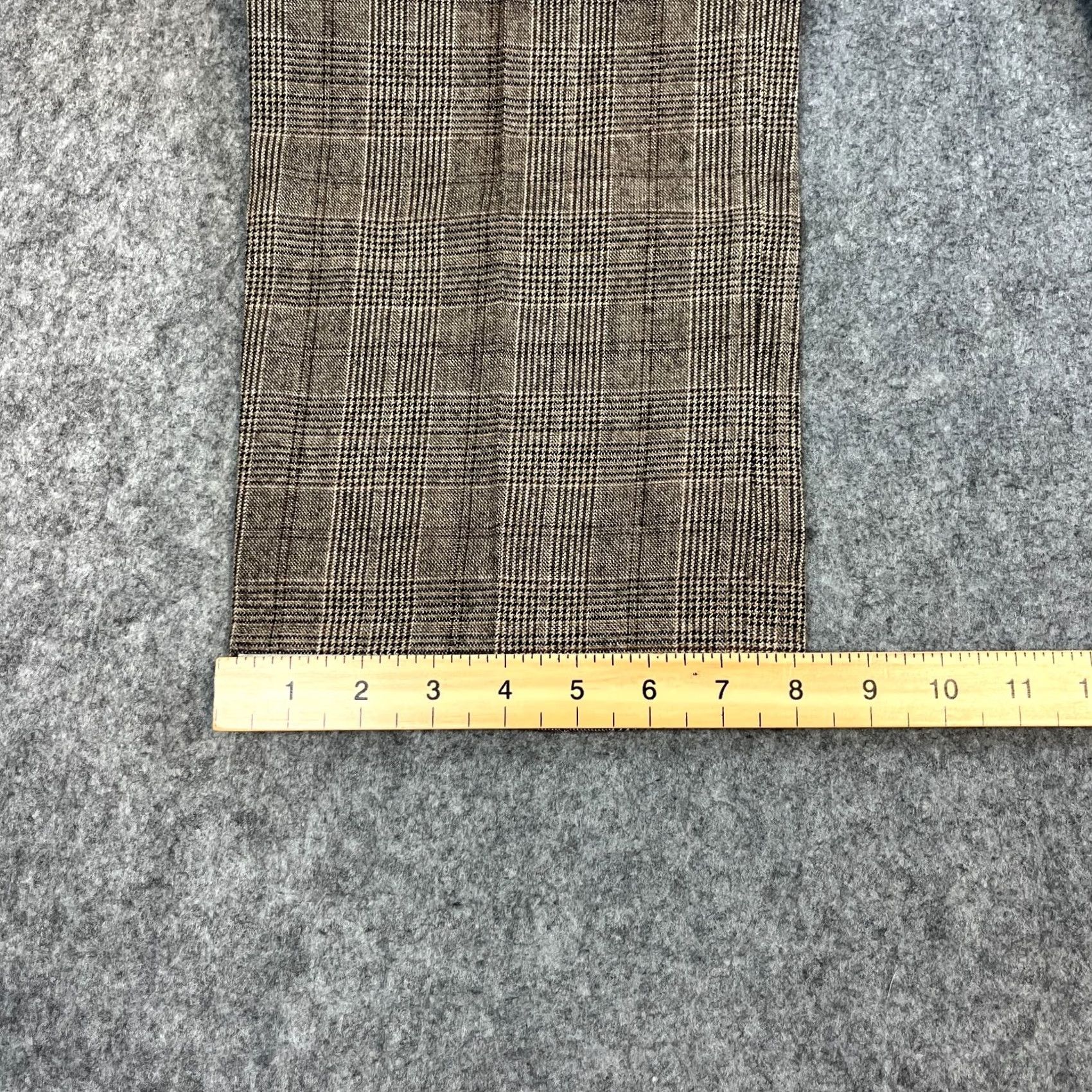 Armani Armani Mens Wool Trousers Pants Straight 32 Grey Check Plaid Jeans Regular Size US 32 / EU 48 - 3 Thumbnail