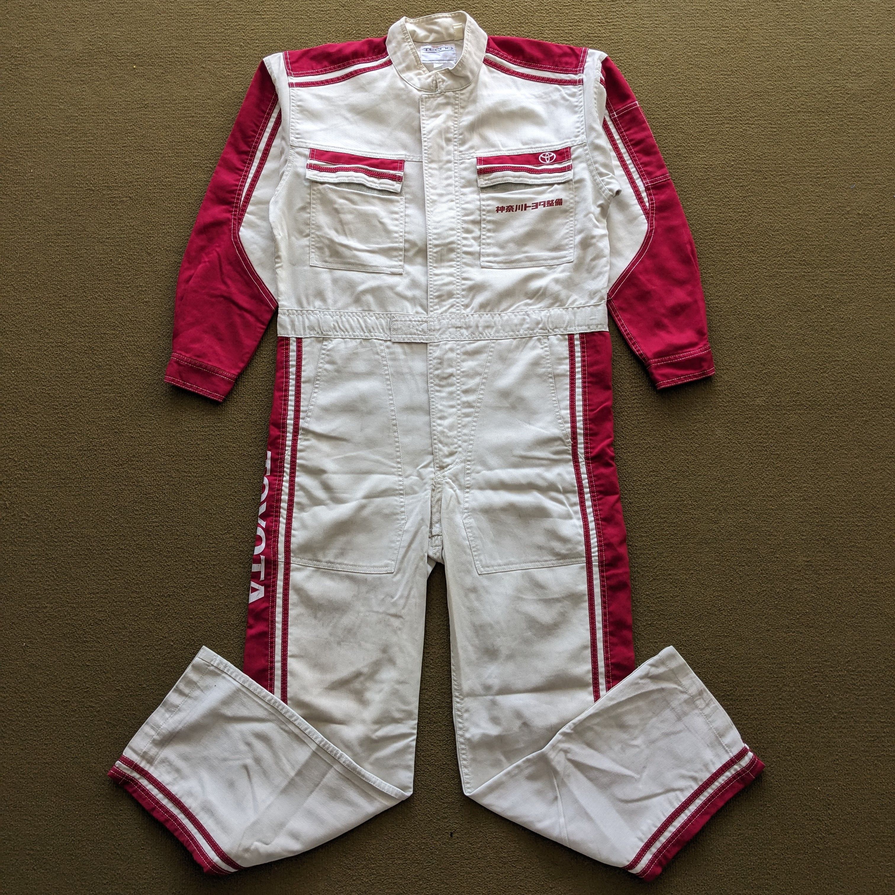Vintage Vintage TOYOTA TECNO Racing Coverall Workwear Jacket Size US M / EU 48-50 / 2 - 3 Thumbnail