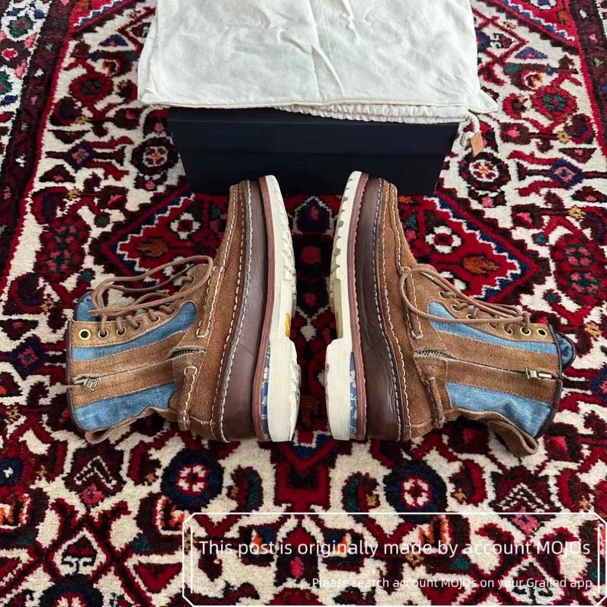 Visvim Sz 8 Visvim Grizzly Boots Folk Joint Denim mojos1347 Size US 8 / EU 41 - 6 Thumbnail