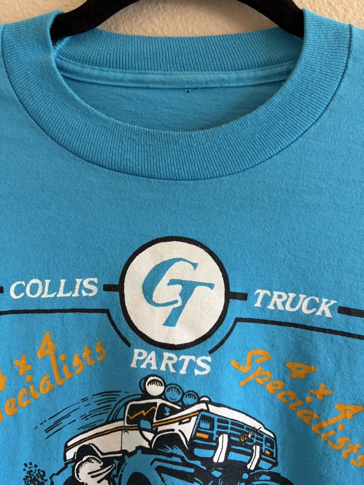 Vintage Vintage 80s Freaky Truck Part Shop Humor Tee Size US L / EU 52-54 / 3 - 6 Thumbnail