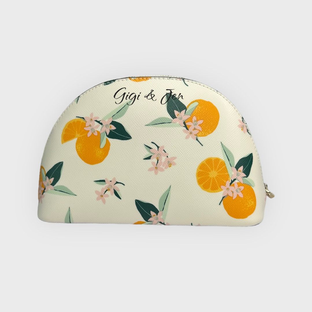 Kate Spade Kate Spade Madison Orange Toss Small Dome Cosmetic Bag Size ONE SIZE - 2 Thumbnail