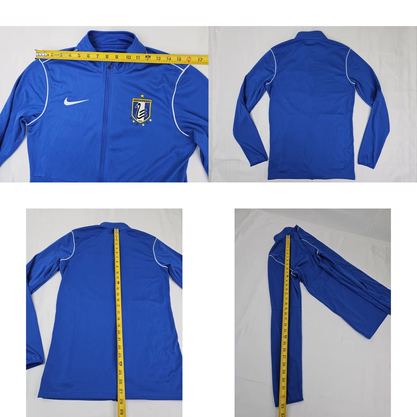 Nike Nike Park 20 Track Jacket Soccer Blue Wicking Full Zip - Pateadores Mens S Size US S / EU 44-46 / 1 - 8 Thumbnail