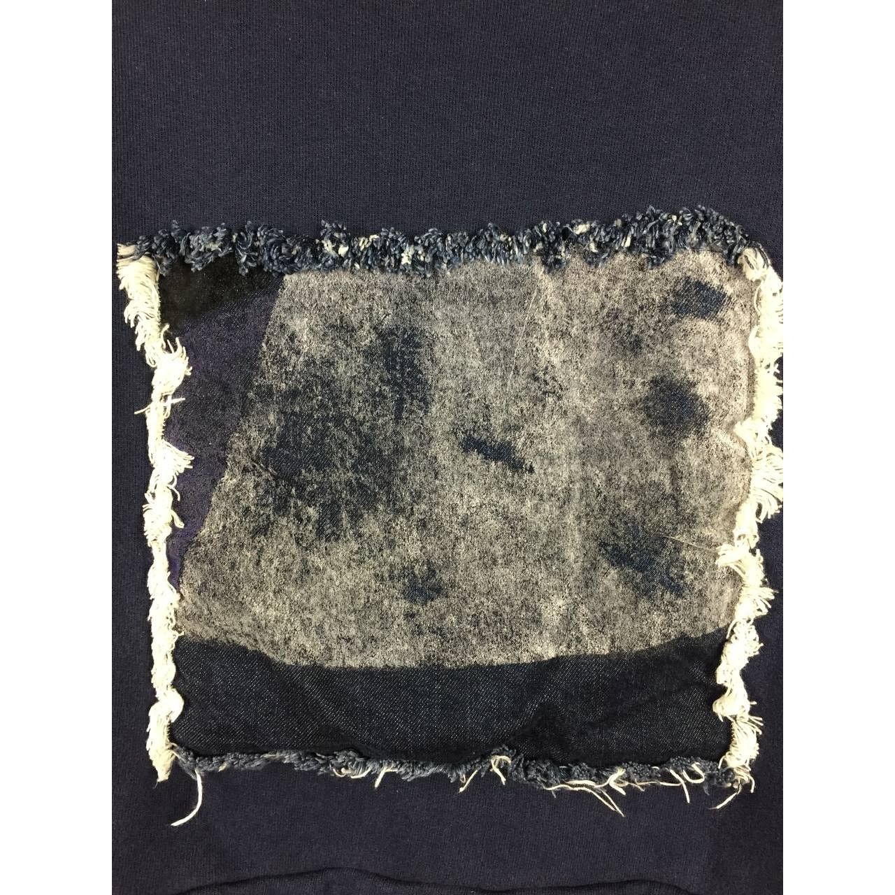 Fad Three × Japanese Brand Fadthree Frayed Denim Patch Crewneck Sweatshirt Free Size Size US S / EU 44-46 / 1 - 4 Thumbnail