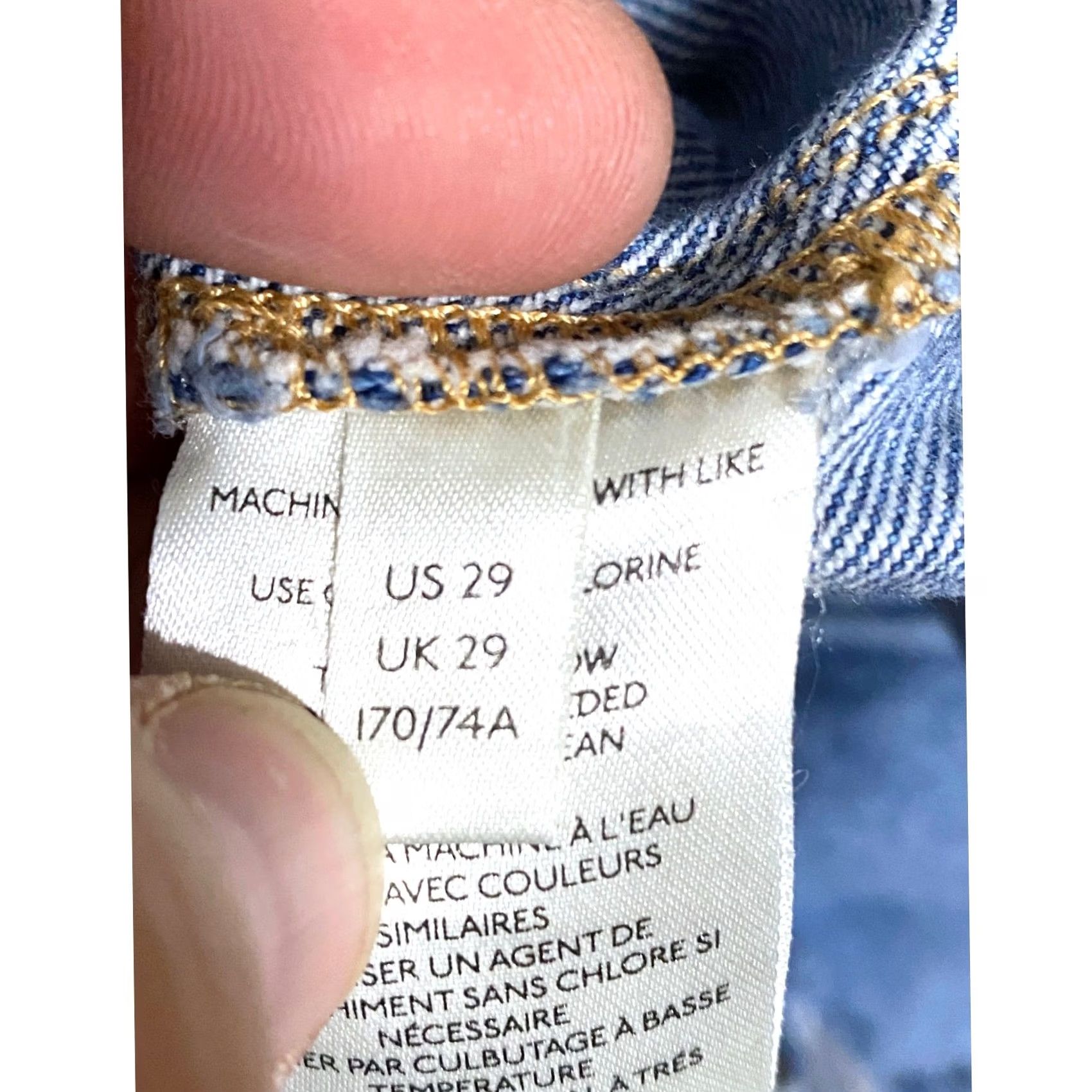 Vintage VINTAGE Free People We The Free Cosmico Flirt Denim Jean Mini Skirt 29 Pleated Raw Hem Retro Boho Womens XS-30? Size 28" / US 6 / IT 42 - 6 Thumbnail