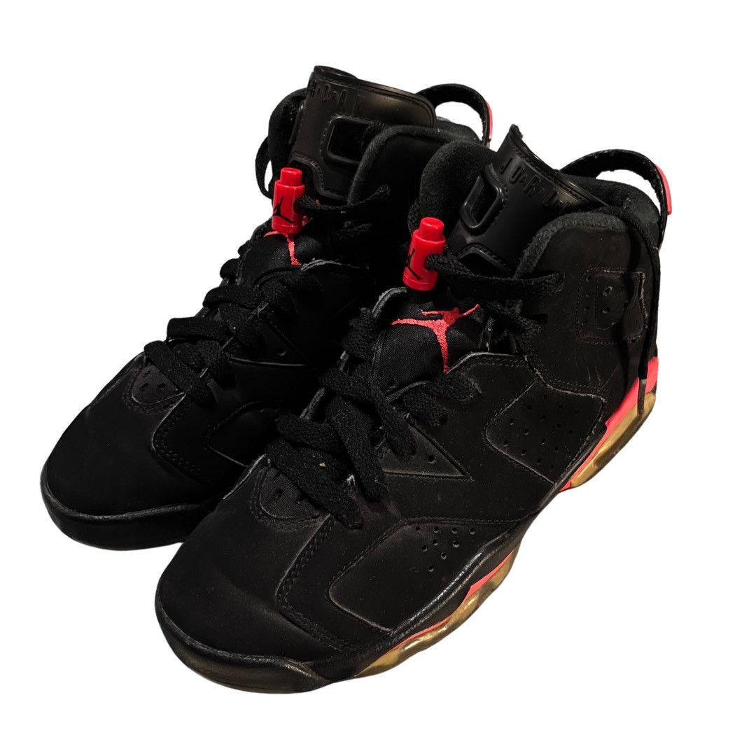 Nike AIR JORDAN VI RETRO 2018 BLACK INFRARED Size US 6 / IT 36 - 1 Thumbnail