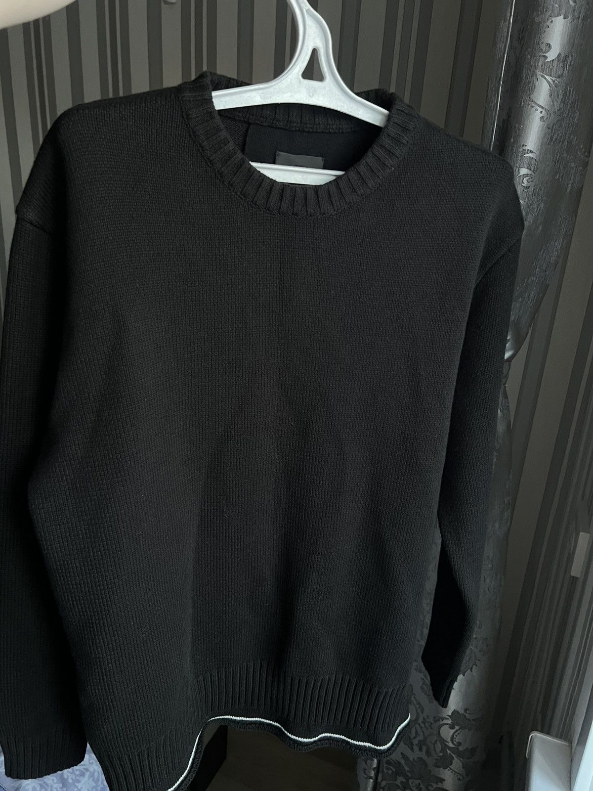 Givenchy GIVENCHY OVERSIZED KNITTED COTTON SWEATER HEAVYWEIGHT Size US M / EU 48-50 / 2 - 9 Thumbnail