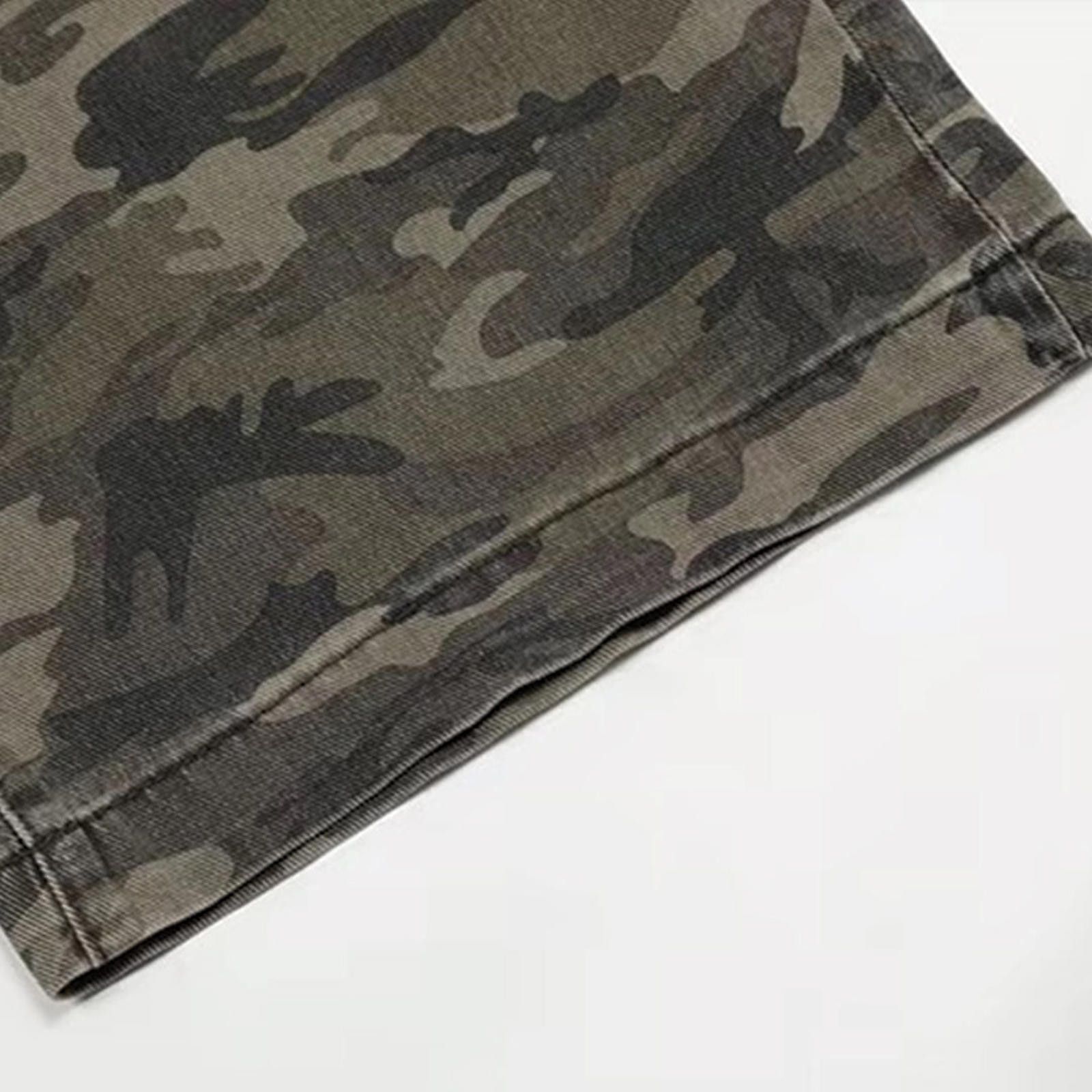 Japanese Brand Dark Camouflage Cargo Jeans Size US 32 / EU 48 - 10 Thumbnail