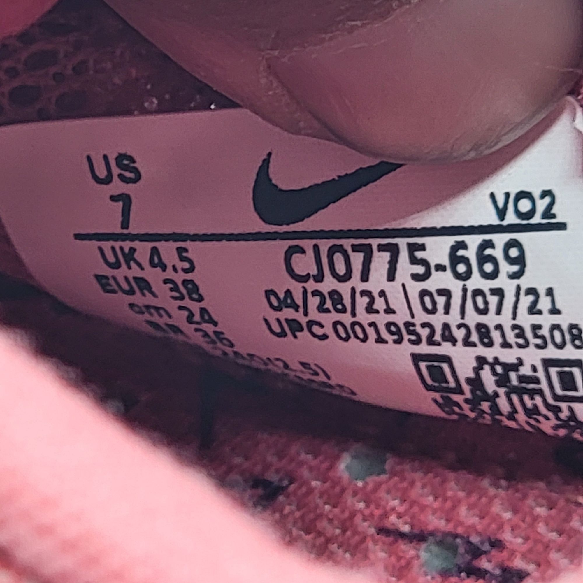 Nike Nike SuperRep Womens 7 Archaeo Pink Indoor Cycling Shoes Mou Size US 7 / IT 37 - 7 Thumbnail