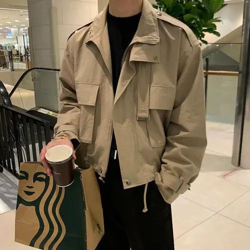 VIBE Multi Pocket Light Beige Jacket Size US L / EU 52-54 / 3 - 5 Thumbnail