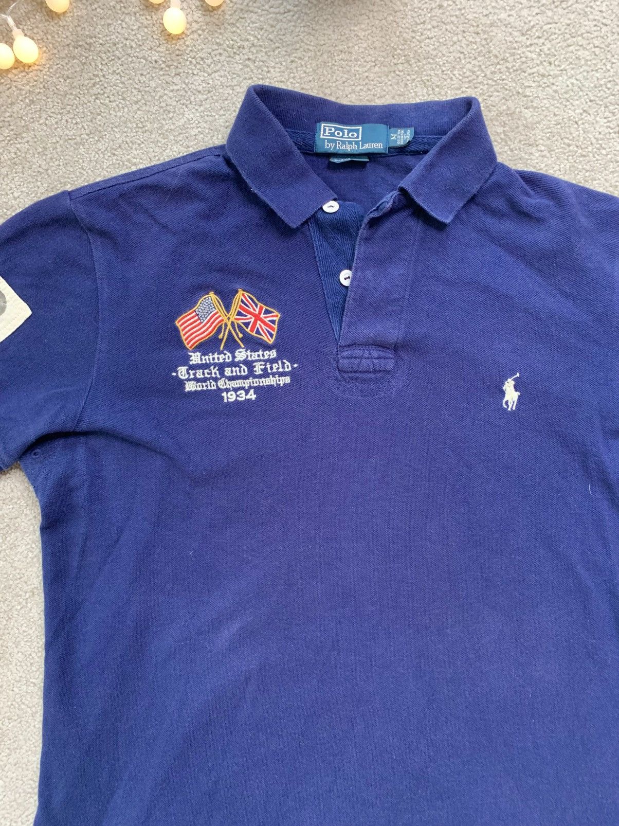 Rugby Ralph Lauren Vintage Polo Ralph Lauren Rugby USA012 Big Logo y2k Size US M / EU 48-50 / 2 - 4 Thumbnail