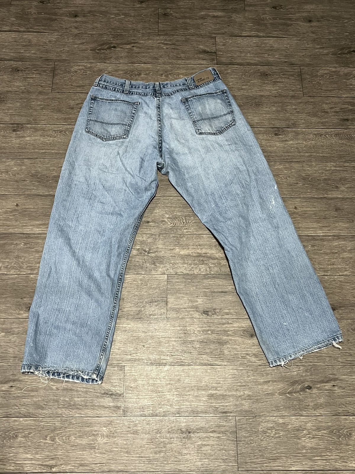 Vintage Wrangler Distressed Loose Fit Denim 38x32 Size US 38 / EU 54 - 9 Thumbnail