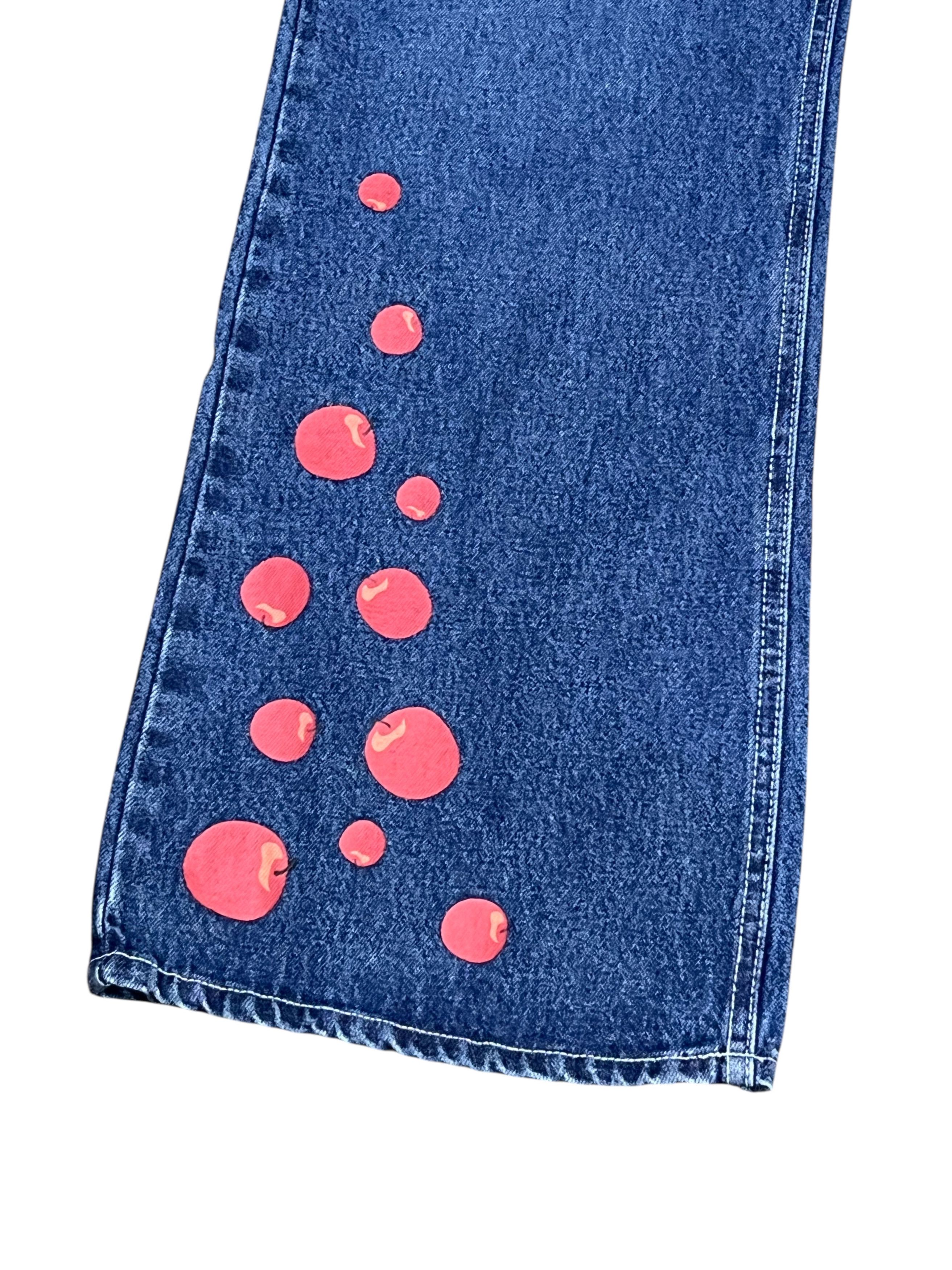 Cartoon Network Vintage Sanrio Hello Kitty Flare Jeans W30 Japan Only Rare Size US 31 - 5 Thumbnail