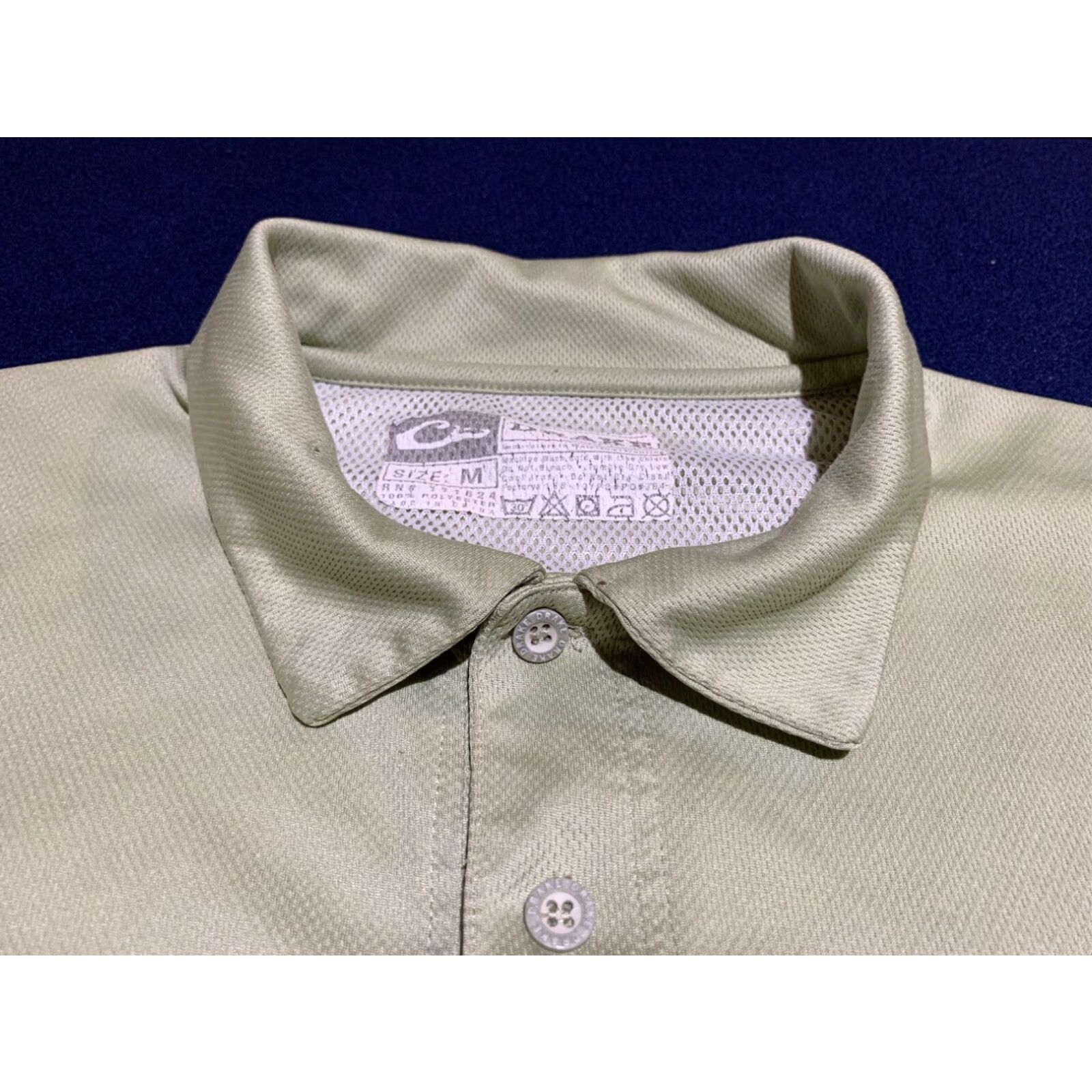 Vintage VINTAGE Drake Golf Shirt Green Mens Medium Short Sleeve Button-Up Size US M / EU 48-50 / 2 - 3 Thumbnail