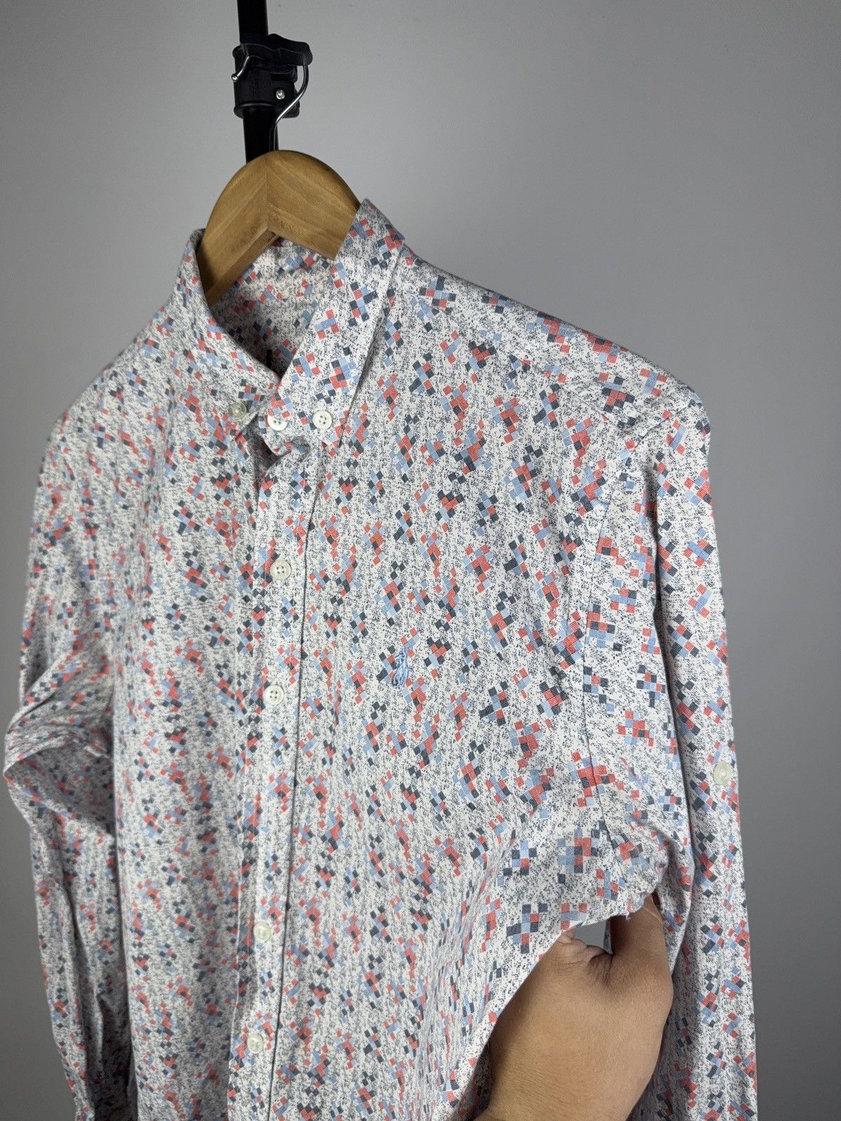 Polo Ralph Lauren Vintage 00s Monogram Print Polo Ralph Lauren PRL Shirt Size US M / EU 48-50 / 2 - 8 Thumbnail