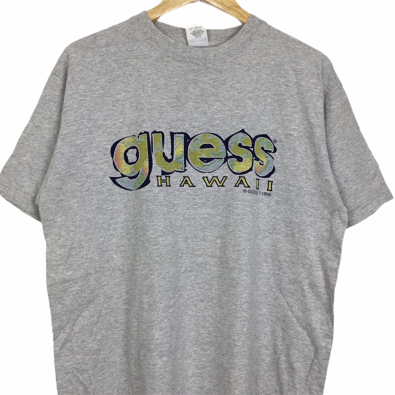 Guess Vtg GUESS hawaii Tee Tshirt White Copyright 1996 Size US M / EU 48-50 / 2 - 2 Thumbnail