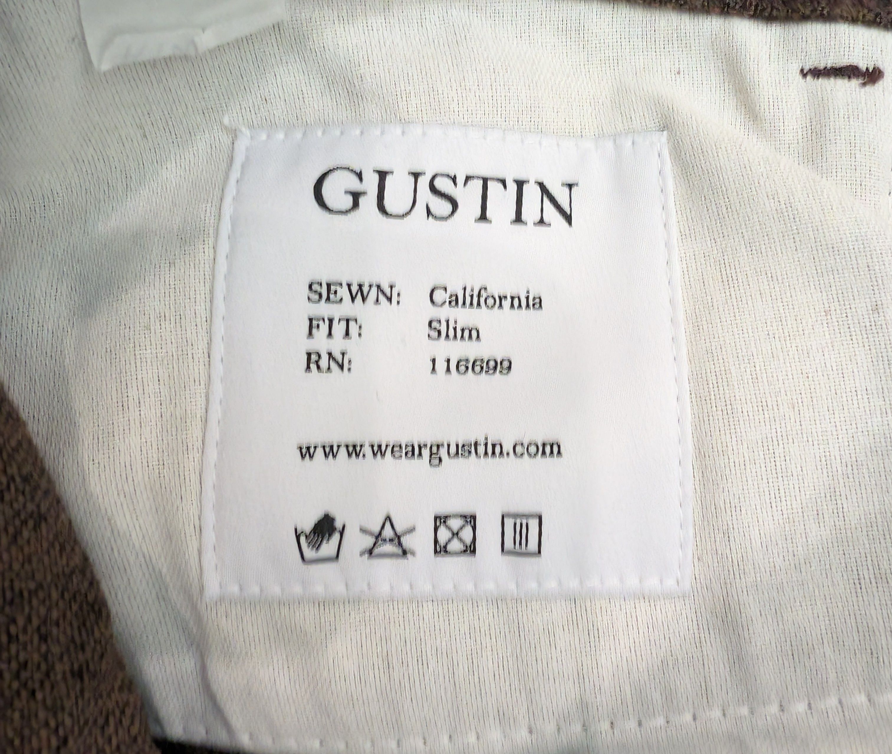 Gustin LNWOT Gustin #148 Military Wool Serge Pants Slim Fit Size US 33 - 4 Thumbnail