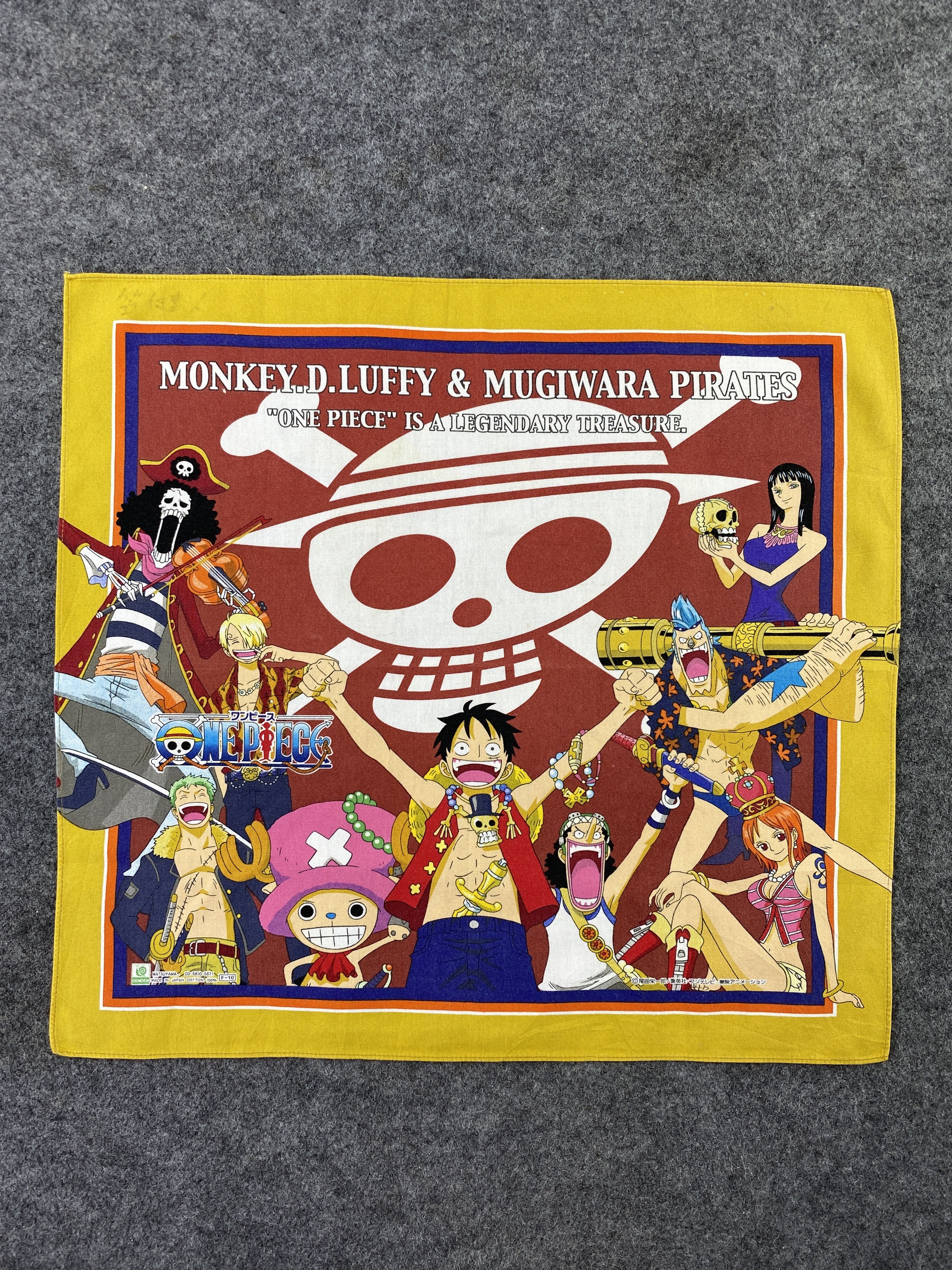 Anime × Japanese Brand × One Piece One Piece Scarf / Handkerchief / Bandana / Headscarf-B185 Size ONE SIZE - 3 Thumbnail