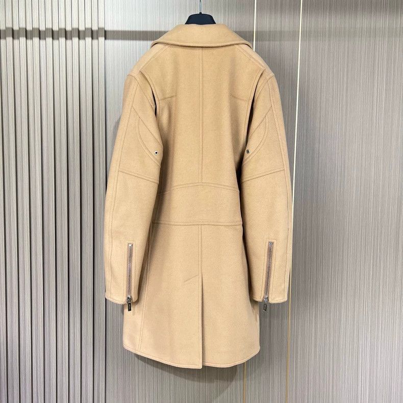 Dior Dior Camel Wool MultiZipper Coat-2506 Size US M / EU 48-50 / 2 - 2 Thumbnail