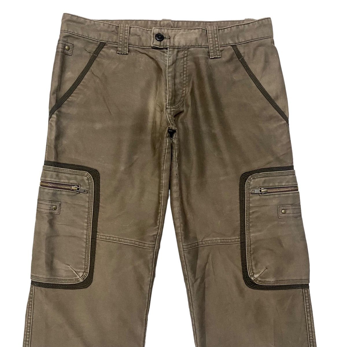 General Research PRIGS JAPAN Moleskin Cotton Cargo Pants Size US 32 / EU 48 - 3 Thumbnail