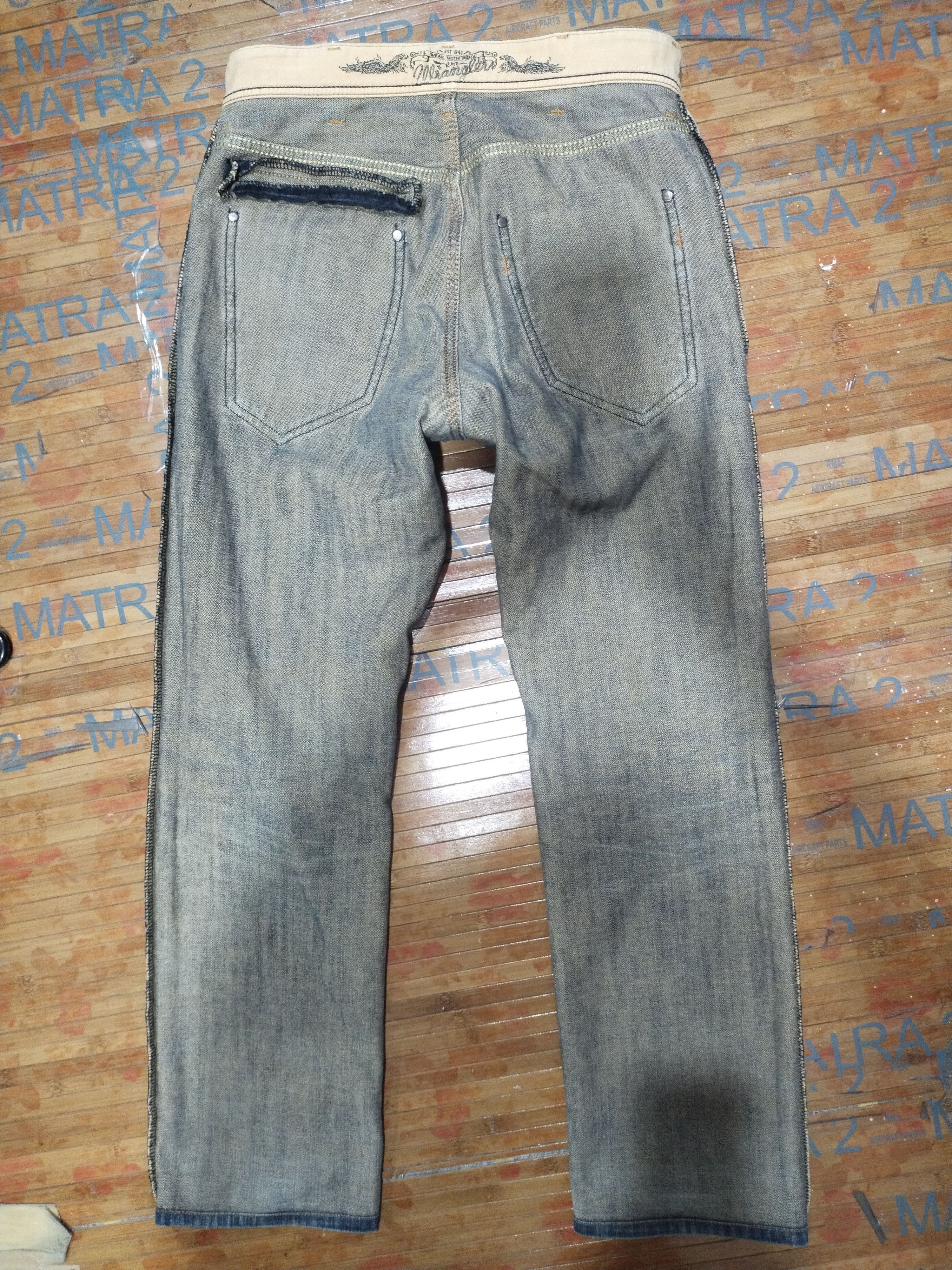 Designer × Vintage × Wrangler Wrangler Est 1947 Sz 30" Size US 30 / EU 46 - 12 Thumbnail