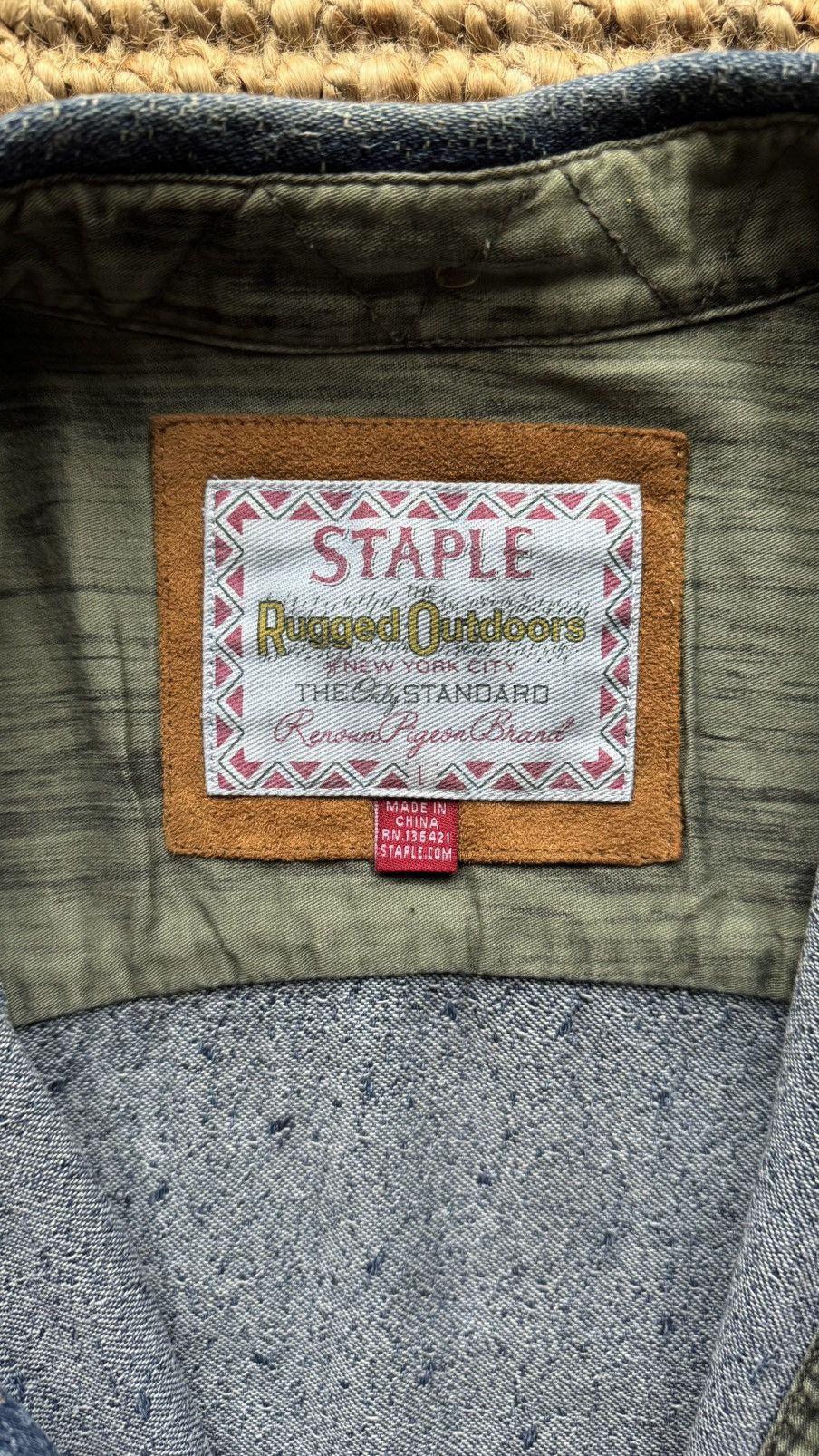 Staple Staple denim button up Size US L / EU 52-54 / 3 - 5 Thumbnail
