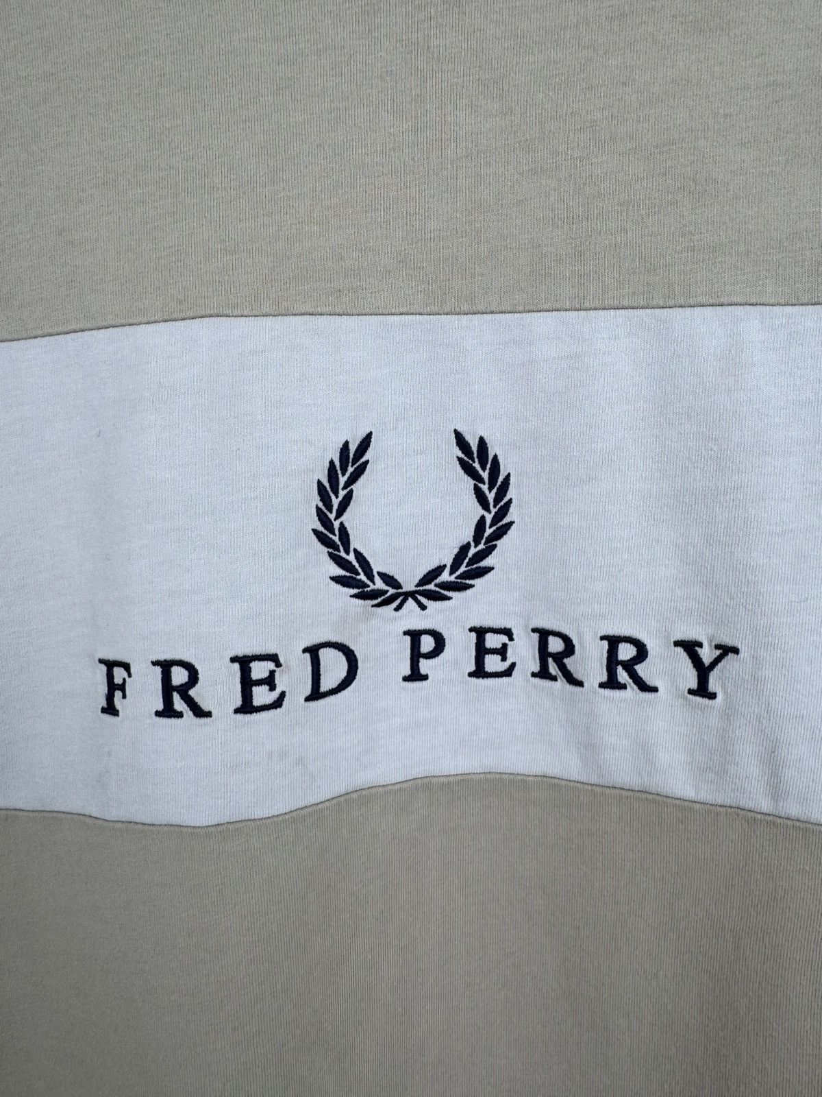 Fred Perry Fred Perry T shirt Casual Street Football Beige White M Size US M / EU 48-50 / 2 - 11 Thumbnail