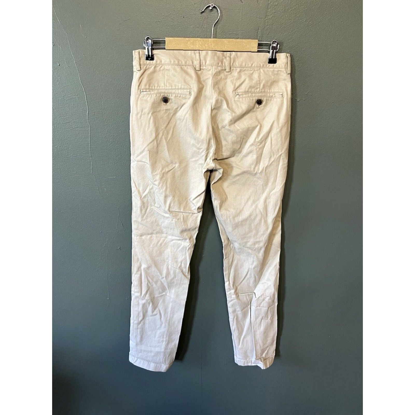 Club Monaco Club Monaco Chino Pants Men Slim Beige 30 Regular 32 Inseam Khaki Connor Modern Slim Fit Pant Size US 30 / EU 46 - 2 Thumbnail