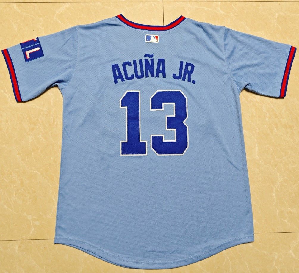 Other 2026 New Style Atlanta Braves Jerseys #13 Ronald Acuna Jr. Size US S / EU 44-46 / 1 - 2 Thumbnail