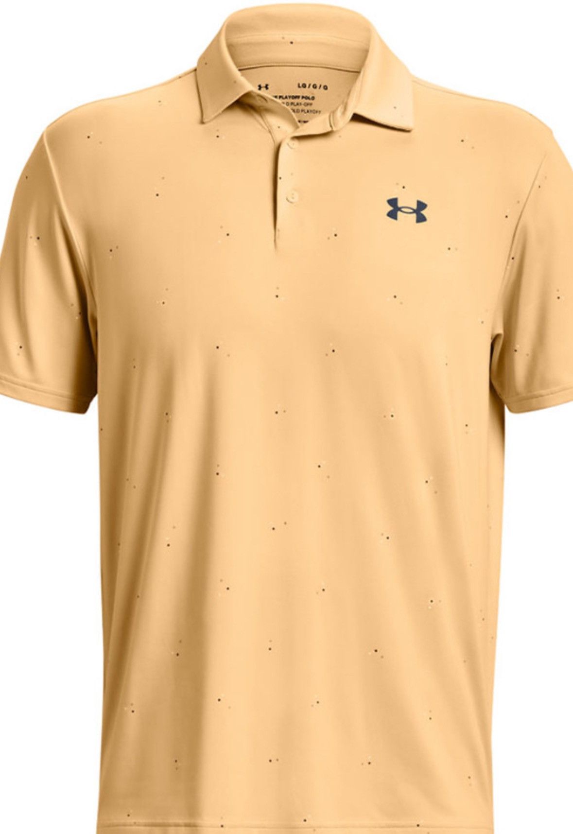Under Armour New Under Armour Playoff 3.0 Printed Polo - Mesa Yellow/Wasp Size US XL / EU 56 / 4 - 1 Thumbnail