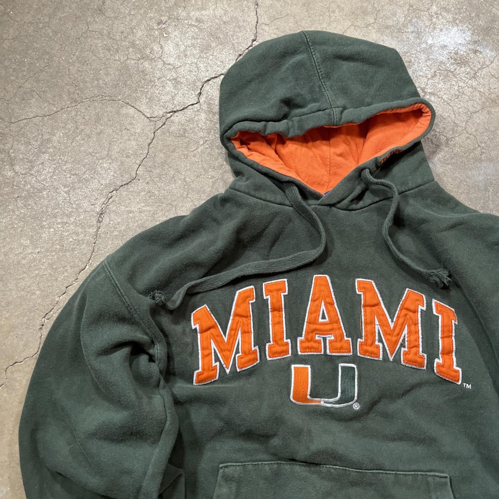 Other VTG University of Miami Hurricanes OVB NFL Hoodie Mens M Size ONE SIZE - 7 Thumbnail