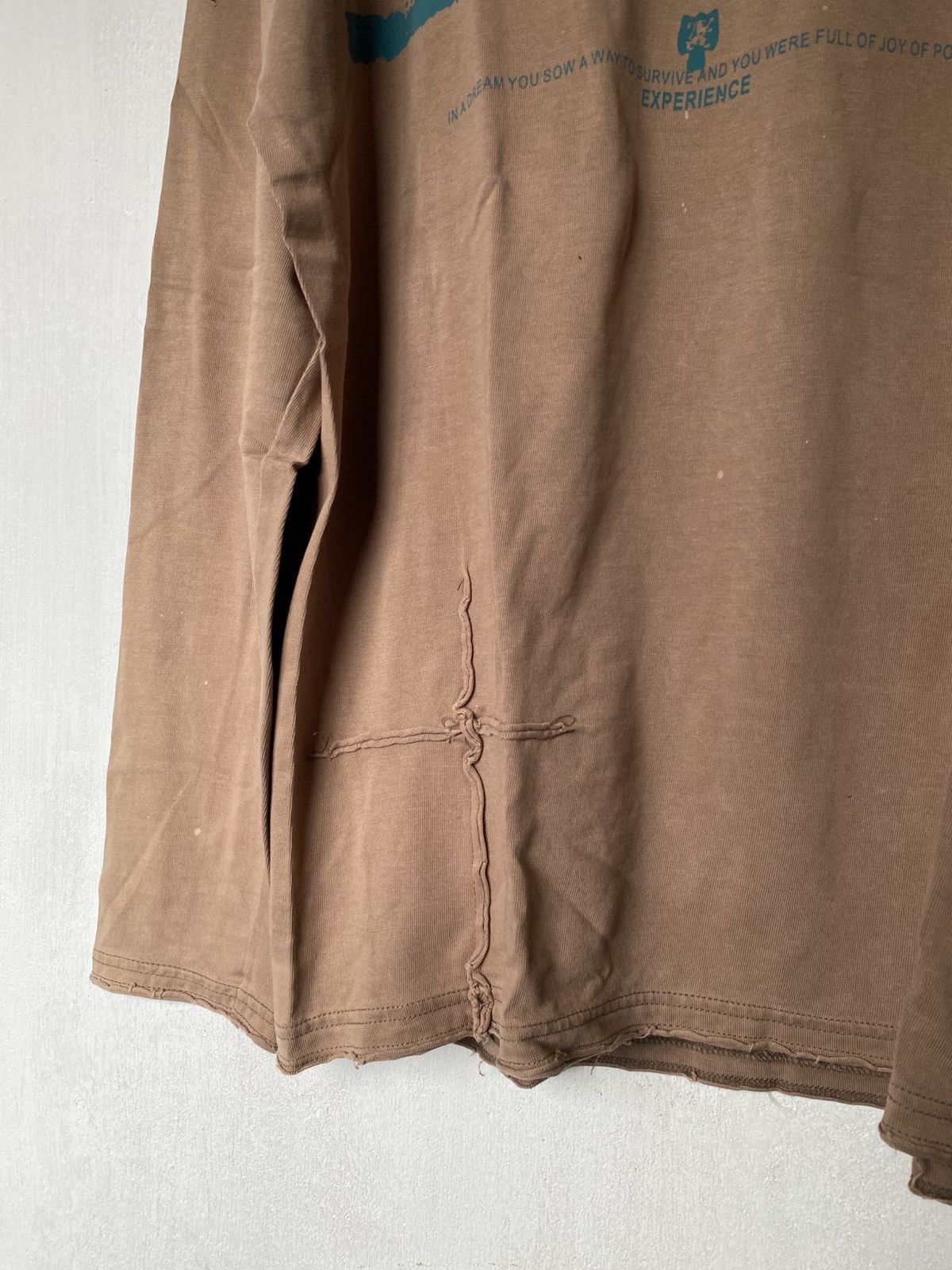 Hysteric Glamour × If Six Was Nine × Japanese Brand U2 Basic Poem Distressed Longsleeve Size US L / EU 52-54 / 3 - 5 Thumbnail