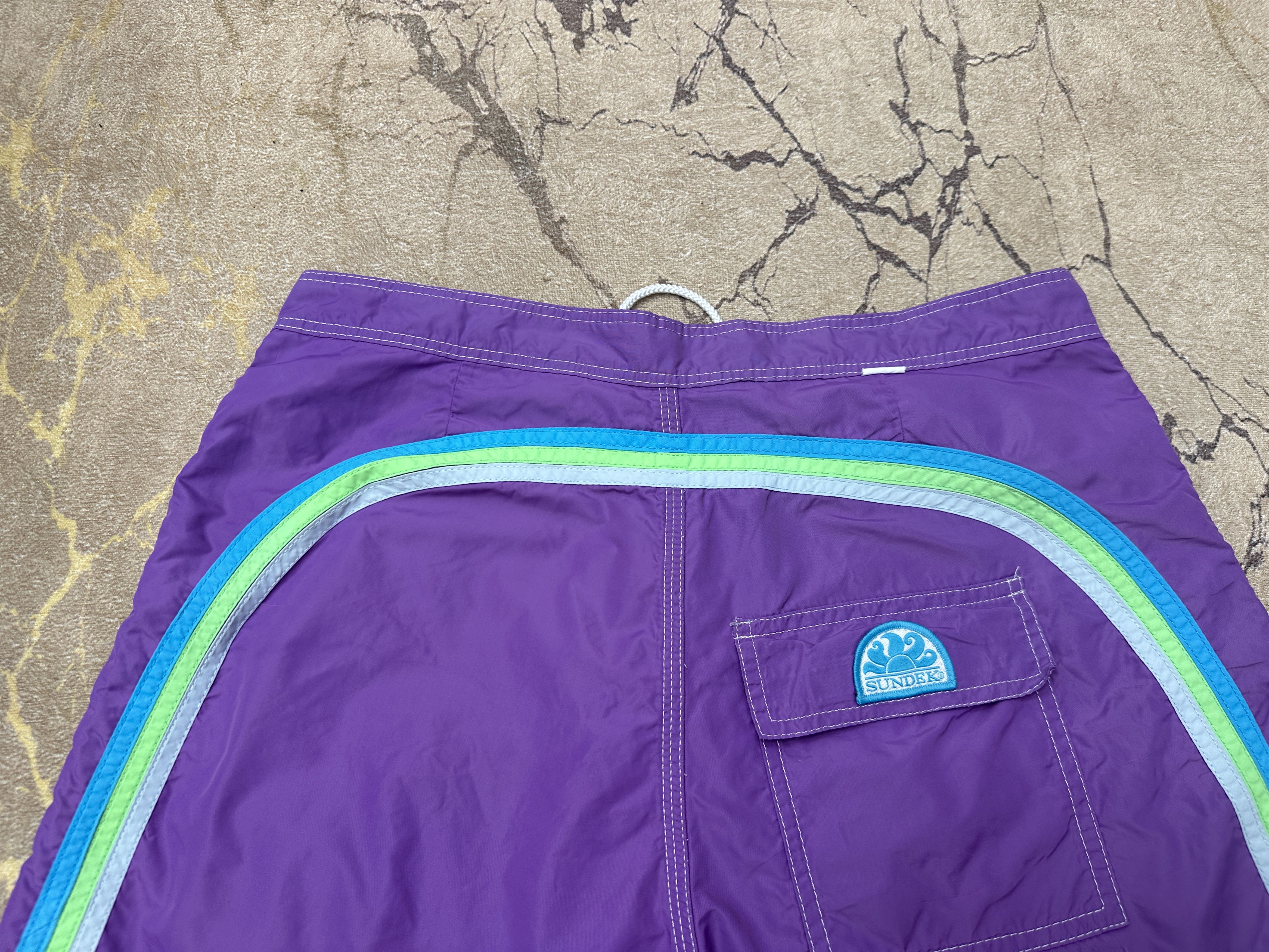 Sundek Sundek 33 Beach Board Shorts Trunks Bath Suit Size 33 S Size US 33 - 9 Thumbnail