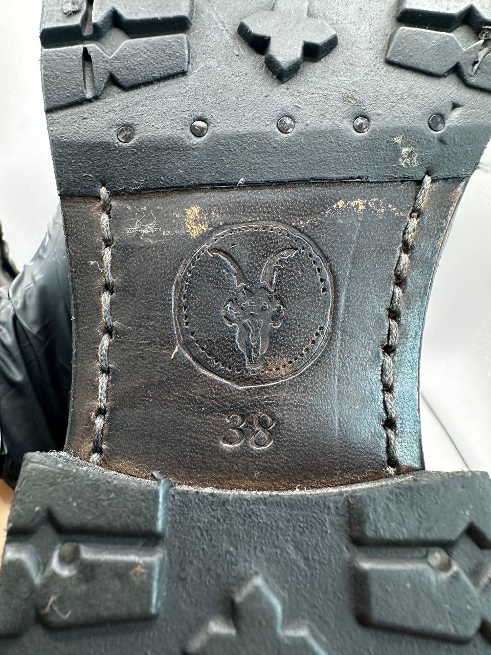 Allsaints AllSaints Leather Military Brogue Boots Lampo Combat Size US 7.5 / IT 37.5 - 11 Thumbnail