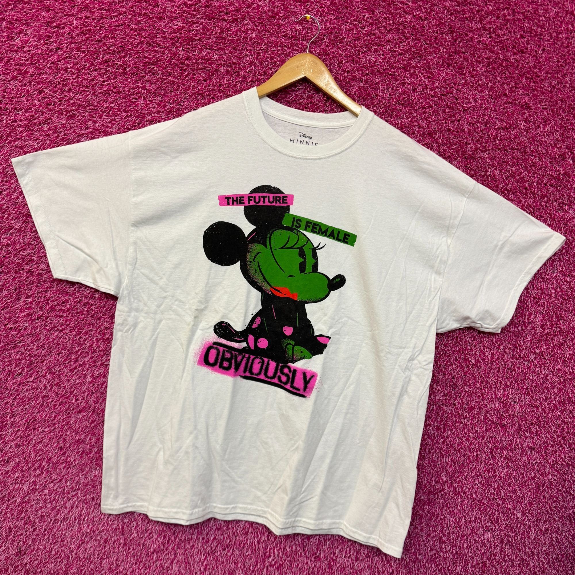 Disney Minnie Mouse The Future is Female T-shirt size 2XL Size US XXL / EU 58 / 5 - 3 Thumbnail