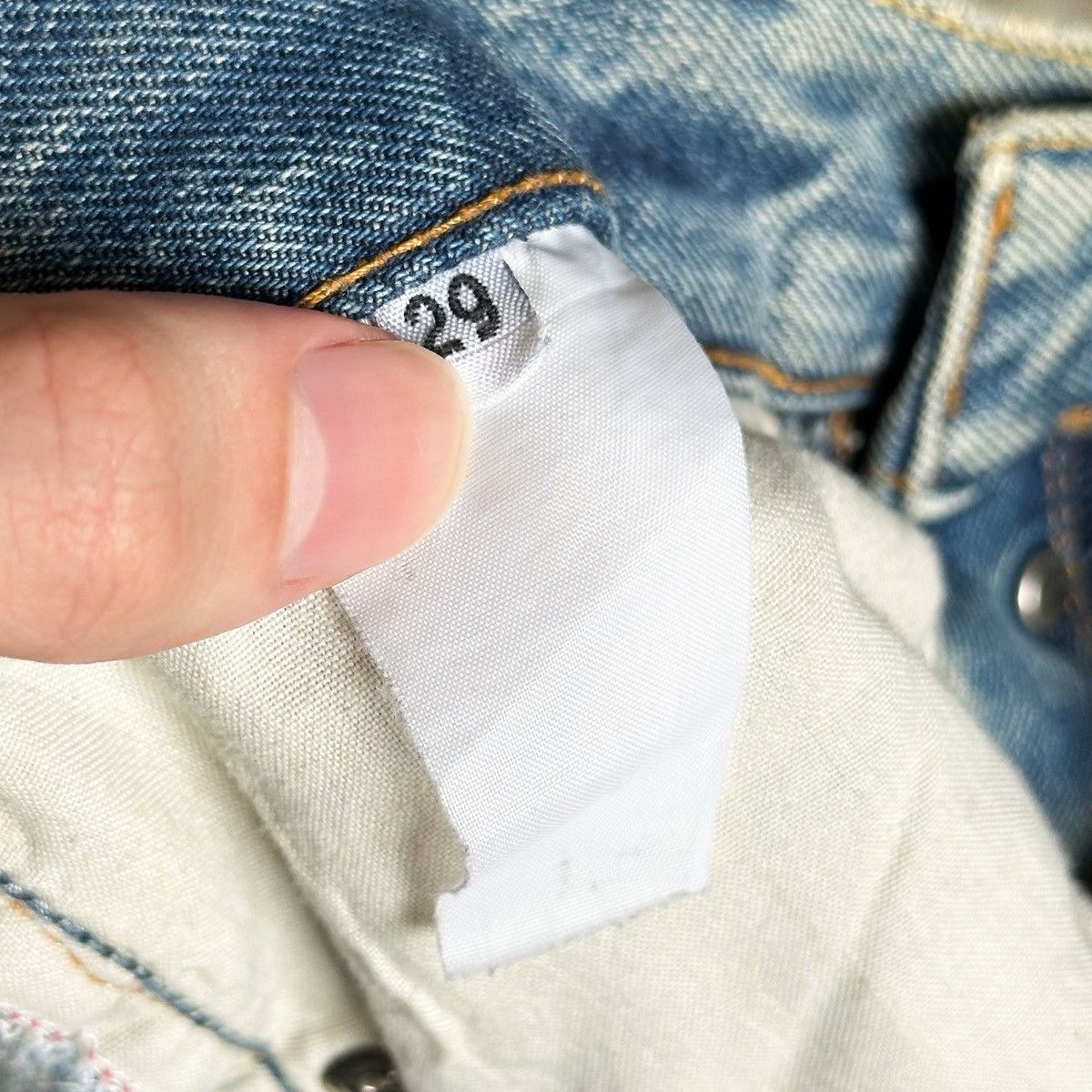 Vintage Helmut Lang THRASHED Painter Denim