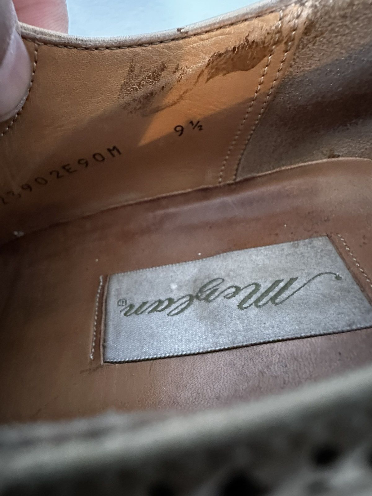 Mezlan Mezlan Costa Two-Tone Wingtip Oxford – 9.5M Size US 9.5 / EU 42-43 - 6 Thumbnail