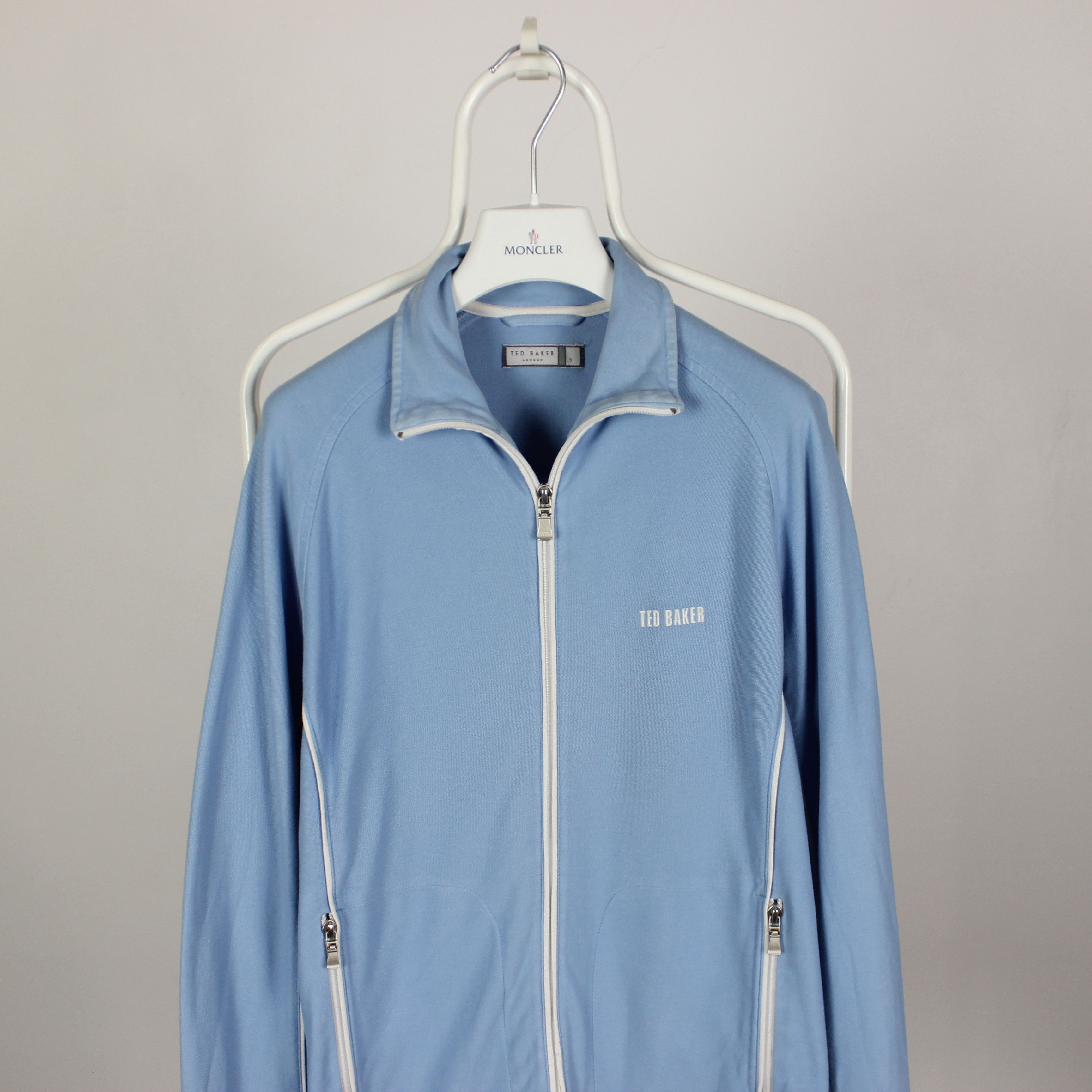 Ted Baker Ted Baker full zip sweatshirt men M L blue Size US L / EU 52-54 / 3 - 3 Thumbnail