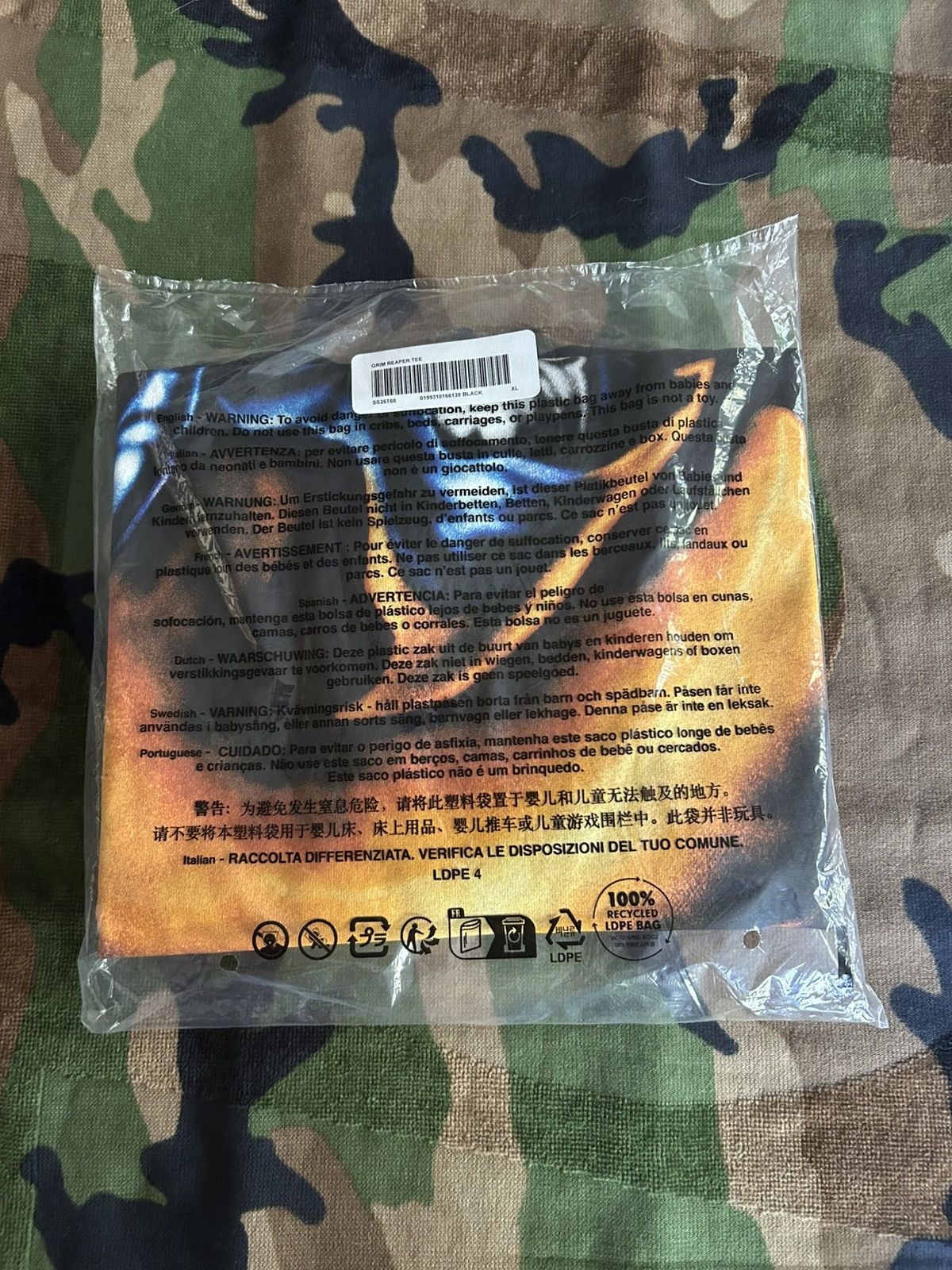 Supreme Supreme Grim Reaper Tee Black XL SS26 Size US XL / EU 56 / 4 - 5 Thumbnail