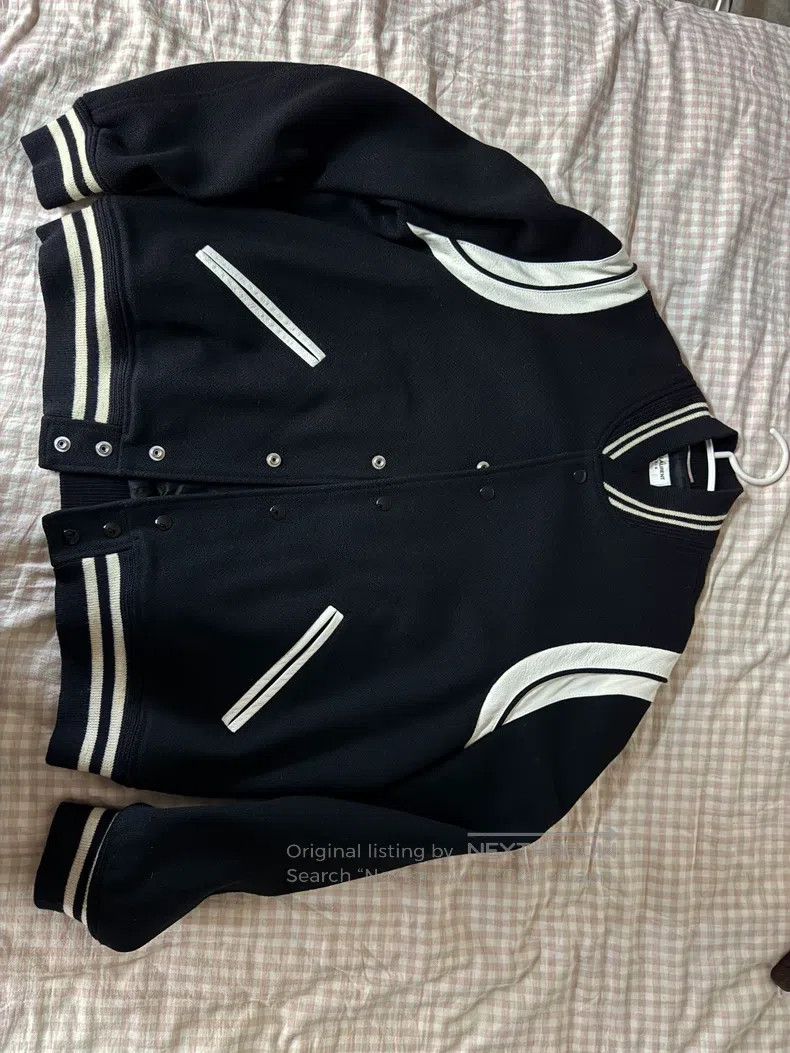 Saint Laurent Paris Saint Laurent Paris Single Breasted Baseball Jacket Coat F Size US XL / EU 56 / 4 - 1 Thumbnail
