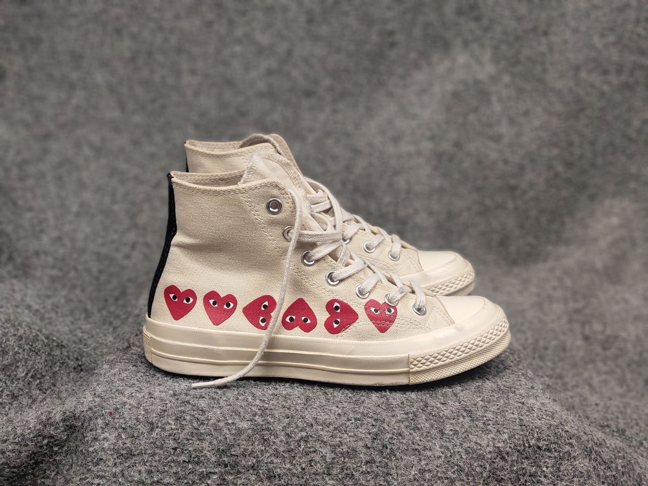 Comme des Garcons PLAY Comme de garcon play converse All Star High Top Sneakers Size US 6 / EU 39 - 6 Thumbnail
