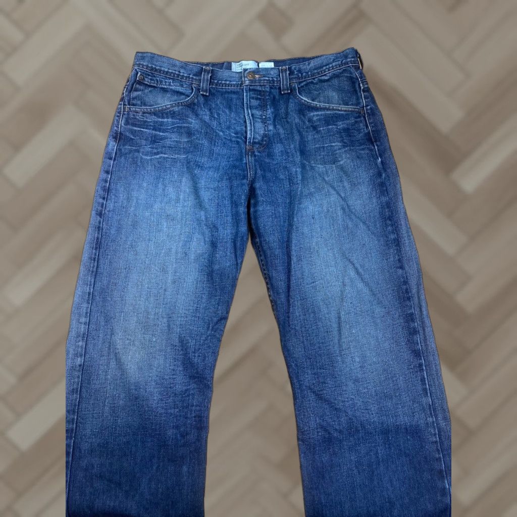Levi's VINTAGE Levi's Silvertab Denim Jeans Mens 38x30 Blue Y2k Straight Loose Baggy 90s Straight Jeans Mens Size US 38 / EU 54 - 1 Thumbnail