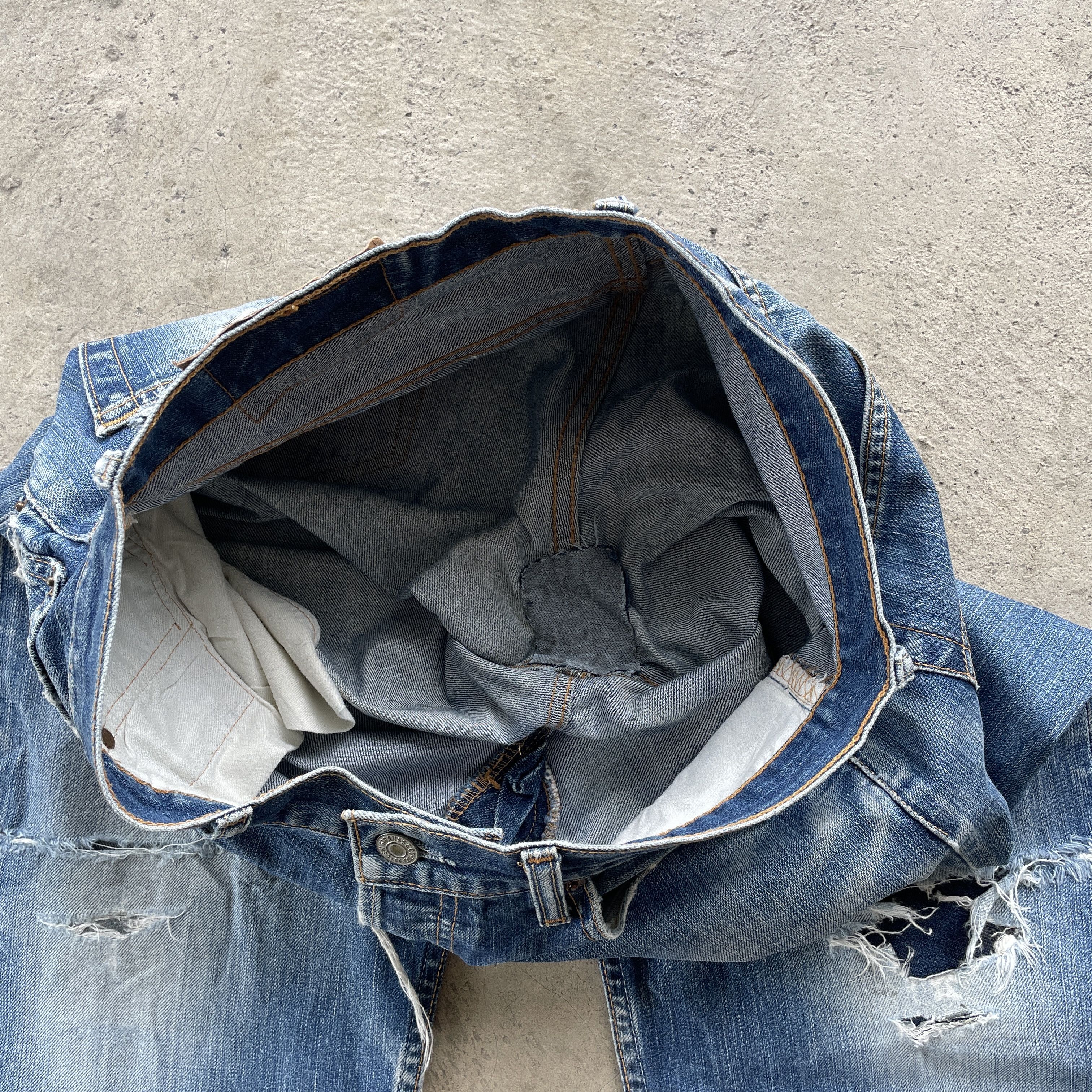 Levi's W31💥 Vintage Levi’s 501 Faded Jeans Distressed Denim Pants Size US 31 - 12 Thumbnail