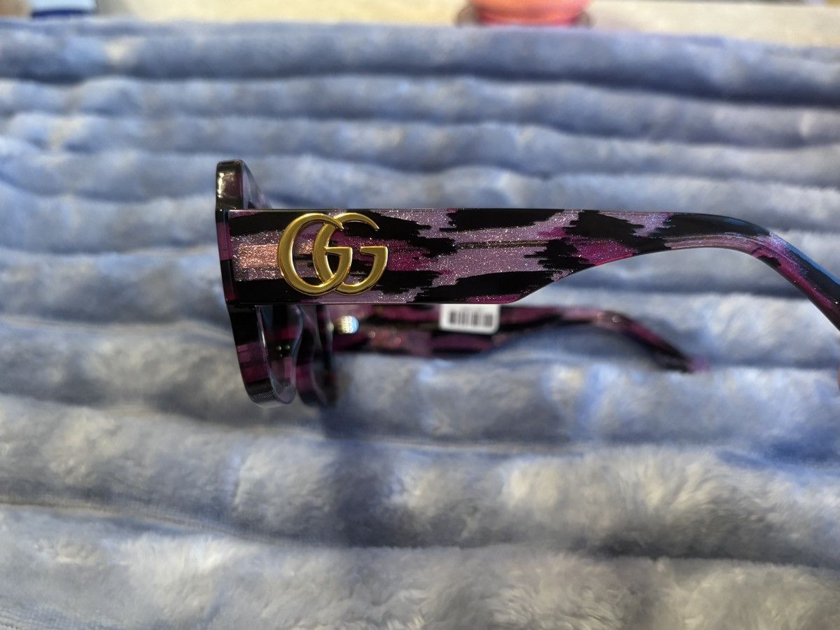 Gucci Gucci Women’s Fuchsia Leopard print Sunglasses Size ONE SIZE - 13 Thumbnail