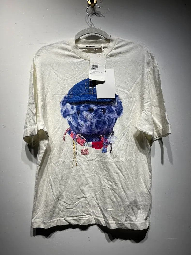 Acne Studios Acne Studios Face expression bear print round neck short-s Size US XXS / EU 40 - 1 Thumbnail