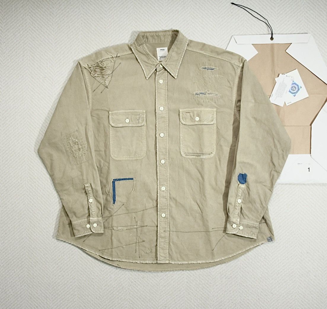 Visvim VISVIM 21AW SS HANDYMAN SHIRT CRASH | Grailed