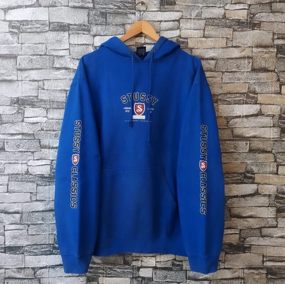 Stussy Vtg 90s STUSSY Classics Pullover Hoodie Size US XL / EU 56 / 4 - 1 Thumbnail