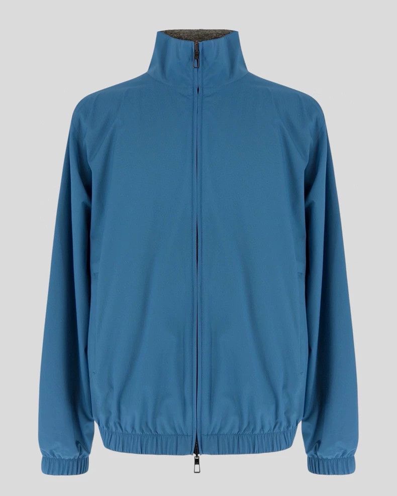 Loro Piana 青色 ブルゾン LORO PIANA Men's double-sided bomber jacket