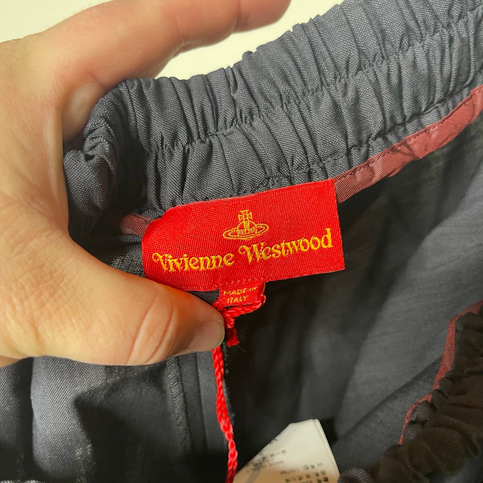 Vivienne Westwood Vivienne Westwood Cropped Drawstring Trousers Blue 46 US 10 Size 32" / US 10 / IT 46 - 3 Thumbnail